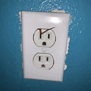 Coach roach coming out of socket.