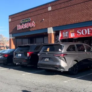 Outside the restaurant building; located at Bel Air Festival.