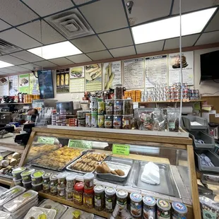 a variety of food items