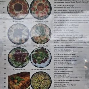 ramen and noodles, menu