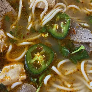 Spicy Lemongrass Noodle Soup