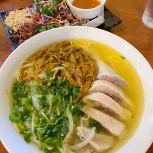 Duck noodle soup