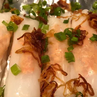 a close up of a dish