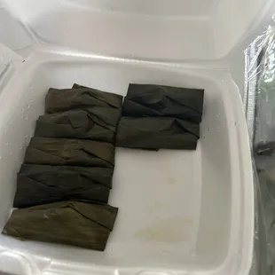 Bánh bột lọc, tapioca Dumpling with shrimp and fatty pork filling in Banana Leaves   10/10 my personal favorite.