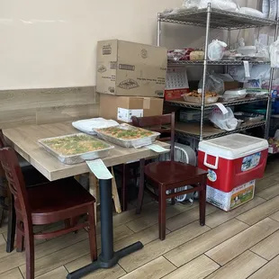 Corner side of the room