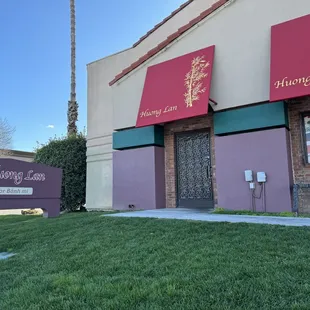 Outside from sidewalk