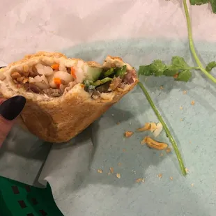 Grilled pork bahn mi