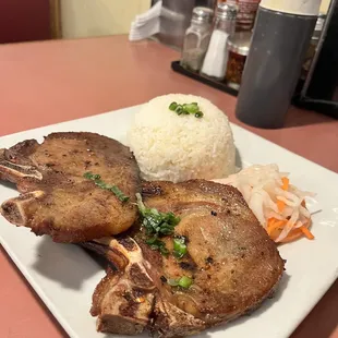 #64. Pork Chops bone in.