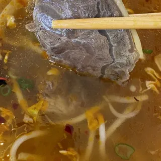 N39. Spicy Beef Noodle Soup with Large Vermicelli Noodles