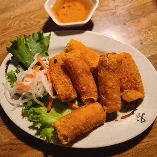 Small crispy eggrolls