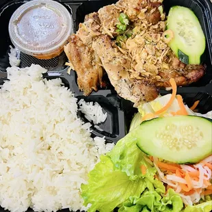 #30 Cơm Gà Nướng (grill chicken thigh w/rice)