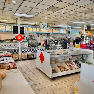 the inside of a store