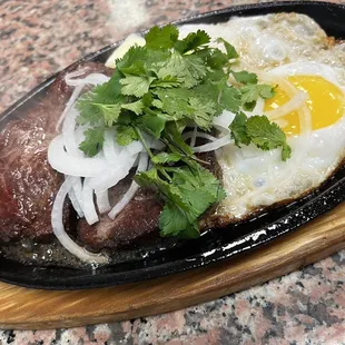 Sizzling Steak and Eggs