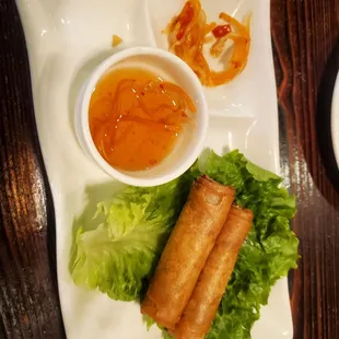 Mushroom Spring Rolls