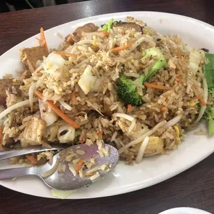 Fried rice vegetable