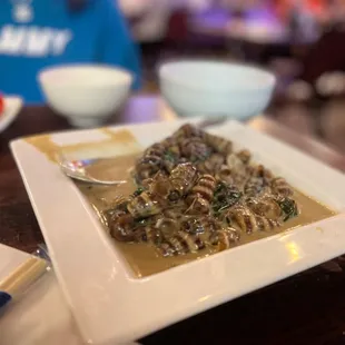 Oc Len Xao Dua | Snails with Coconut Cream Sauce
