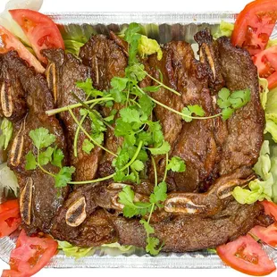 Tray Sườn Bò Đại Hàn - Korean Beef BBQ