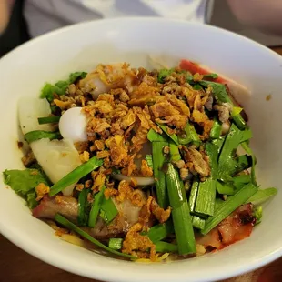a bowl of food