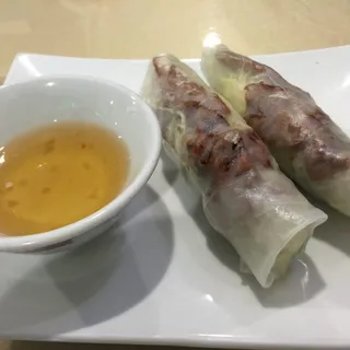 2 Shrimp and Pork Summer Rolls