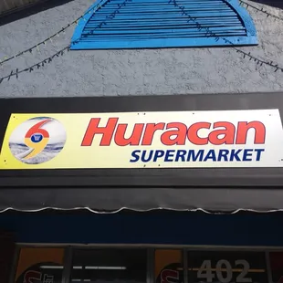 the front of the store