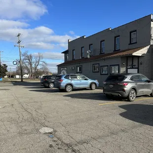 Side of building back side entrance