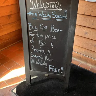 Best drink special ever! At Huron River Inn Bar-B-Q in Rockwood.  Great hamburgers , fish and BBQ. They are a member of MIRBA, too.