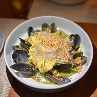 salted springs mussels