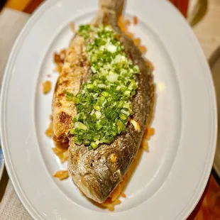 Whole Roasted Dorade