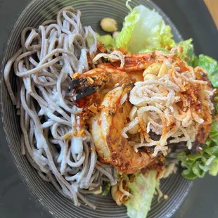 Soba Noodle Shrimp Salad