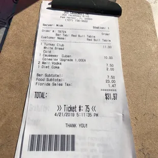 Reasonable prices and decent serving sizes at Hurricane Eddie&apos;s