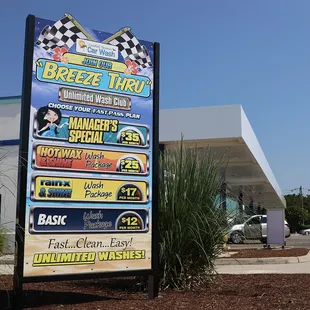 Join our Breeze Thru Unlimited Wash Club!