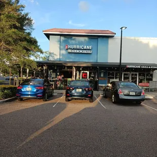 View from parking lot