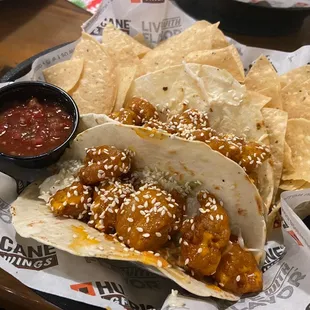 Firecracker Shrimp Taco