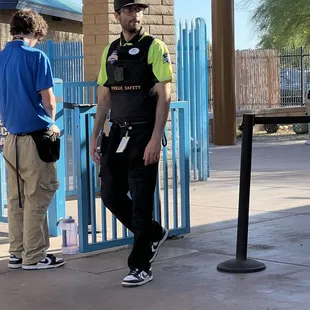 The security that treated me EXTREMELY poorly