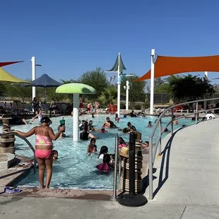 Water features all over broken or closed