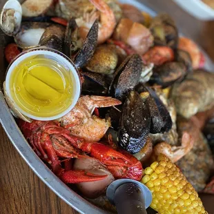 Over cooked seafood boil