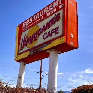 Restaurant sign