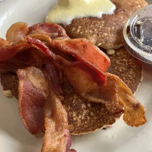 Short stack with bacon