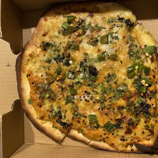Red Curry Naan Pizza - $11
