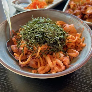 Mentaiko &amp; Ika noodles