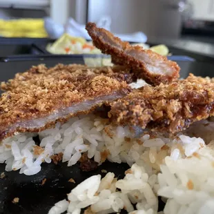 Pork cutlet barely has a meat in it