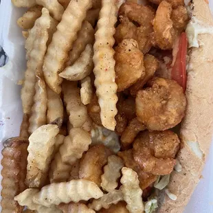 Shrimp Poboy Combo