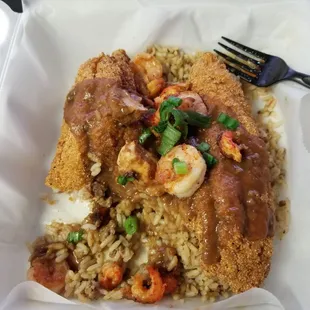 Voodoo catfish, sooo good!