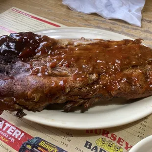 Left side was very dry