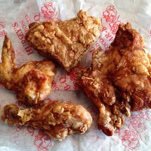 Broasted Chicken: Hursey's BBQ - Burlington NC