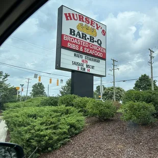 Sign from road