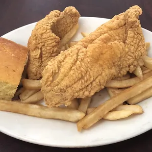 Catfish dinner
