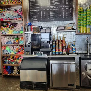 the inside of a store