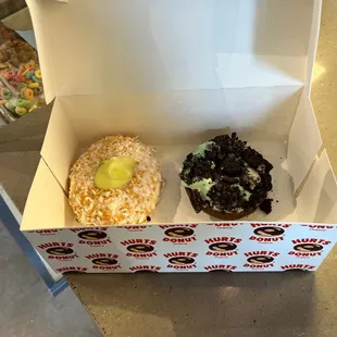 Coconut key lime and mint oreo