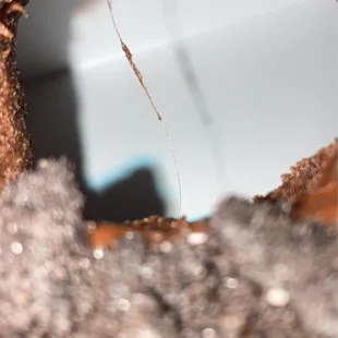 a hole in the middle of a donut